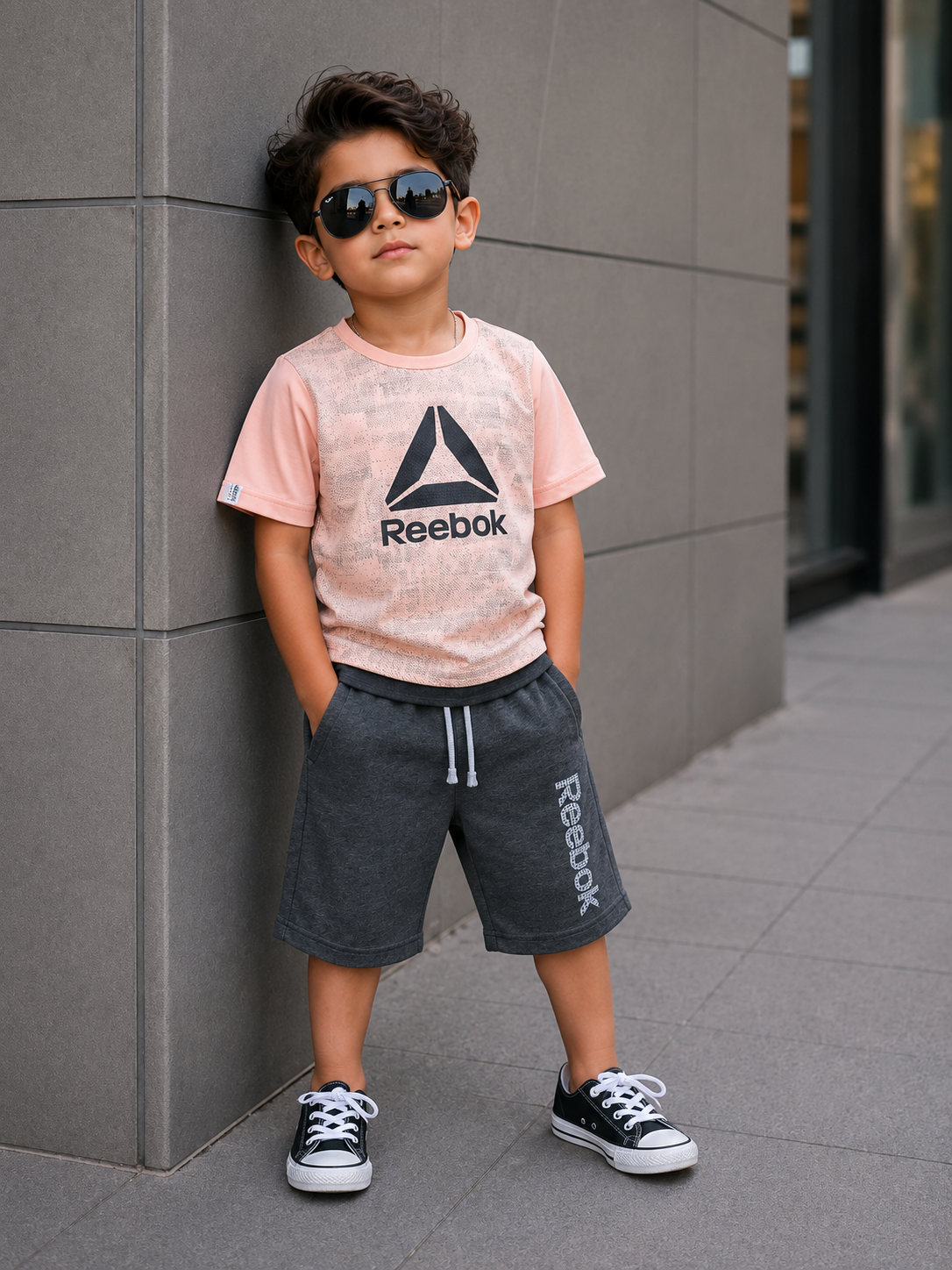 Kids T-Shirt & Cotton Short Set