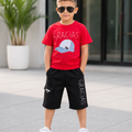 Kids T-Shirt & Cotton Short Set