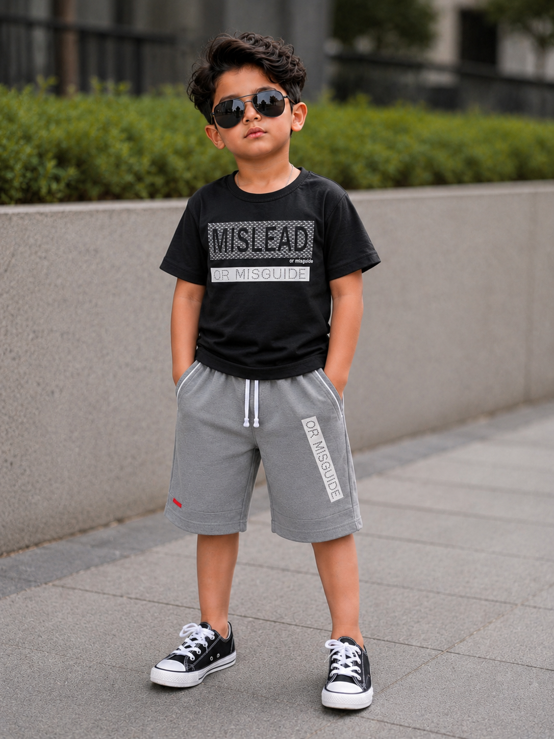 Kids T-Shirt & Cotton Short Set