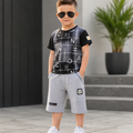 Kids T-Shirt & Cotton Short Set